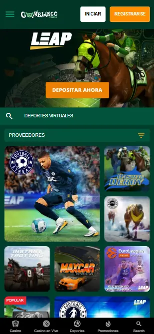 Gomblingo deportes virtuales