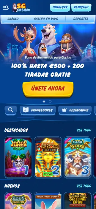 SG casino movil