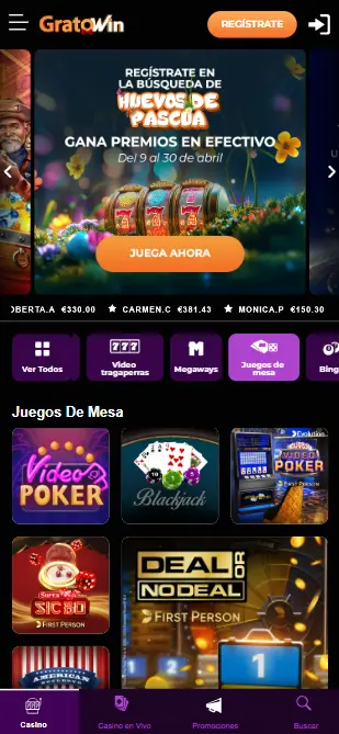 GratoWin juegos de mesa