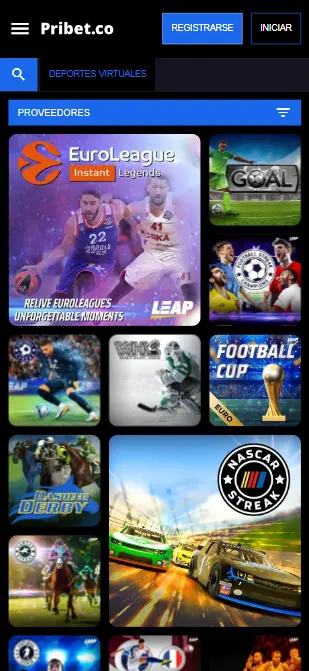 PRIBET deportes virtuales