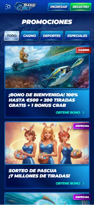 BassBet bonos
