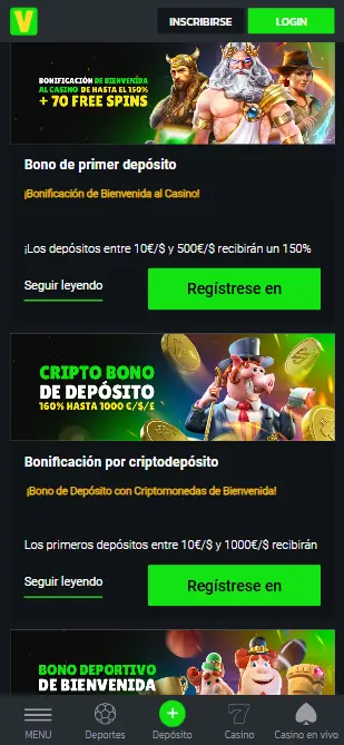 Velobet bonos