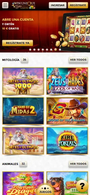 unique casino 10 euros gratis sin depósito casino españa