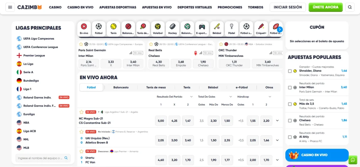 Cazimbo: la mejor casa de apuestas con retiros rapidos