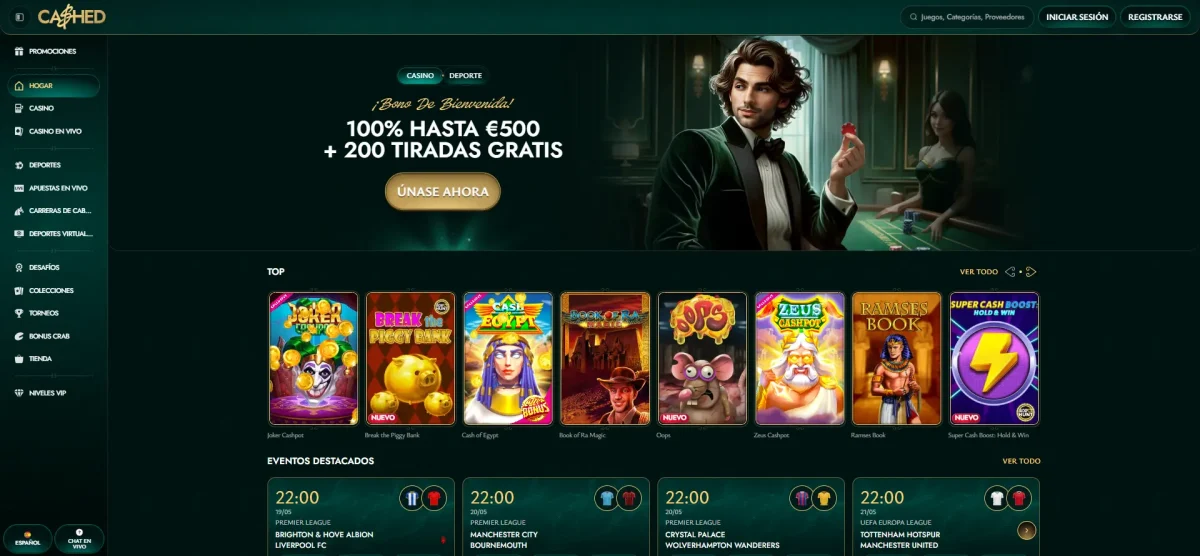 Cashed mejor casino para jugar móvil
