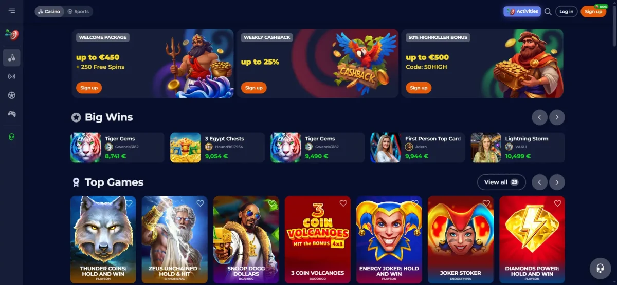 Nine сasino con su propia aplicación móvil