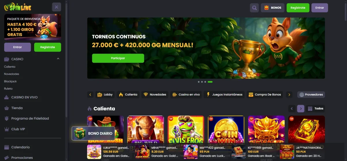 Spinline casino seguros