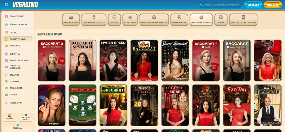 Vegasino-ofrece-baccarat