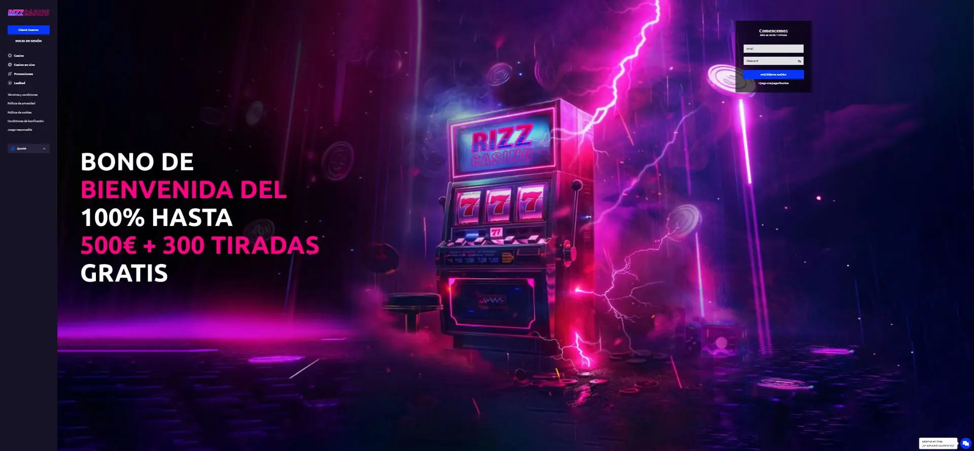 300-tiradas-gratis-Rizz-Casino