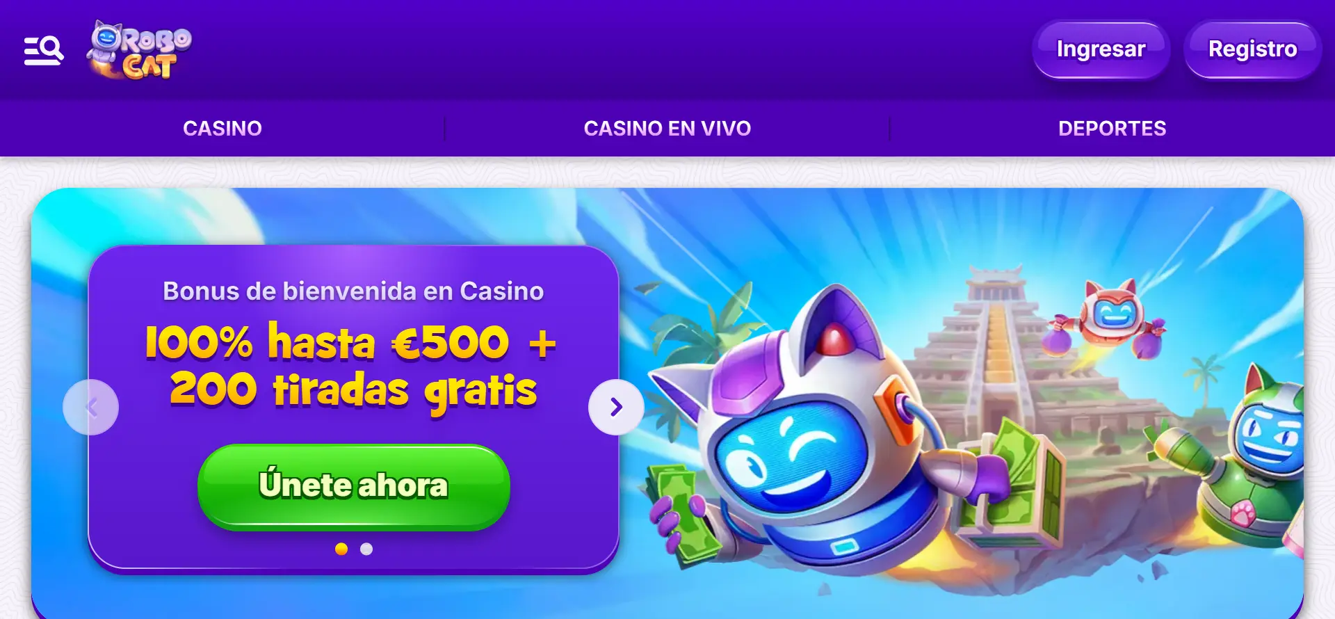 RoboCat-Casino-200-tiradas-gratis