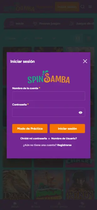 Spinsamba entrar